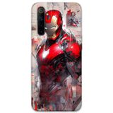 Gramaphone Realme 6 Uyumlu İronman Desenli Telefon Kılıfı + Ekran Koruyucu - 5828