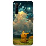 Gramaphone Realme 6 Uyumlu Pikacu Desenli Telefon Kılıfı + Ekran Koruyucu - 5940
