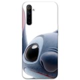 Gramaphone Realme 6 Uyumlu Stitch Desenli Telefon Kılıfı + Ekran Koruyucu - 5946