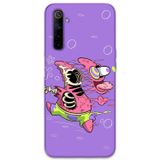 Gramaphone Realme 6 Uyumlu Sünger Bob Desenli Telefon Kılıfı + Ekran Koruyucu - 5939