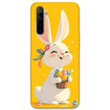 Gramaphone Realme 6 Uyumlu Tavşan Desenli Telefon Kılıfı + Ekran Koruyucu - 5807