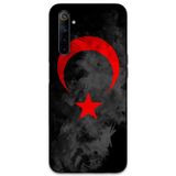 Gramaphone Realme 6 Uyumlu Türk Bayrağı Desenli Telefon Kılıfı + Ekran Koruyucu - 5852