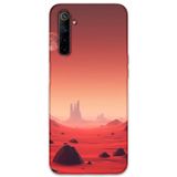 Gramaphone Realme 6 Uyumlu Uzay Desenli Telefon Kılıfı + Ekran Koruyucu - 5859