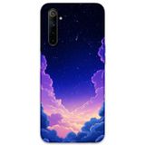 Gramaphone Realme 6 Uyumlu Uzay Desenli Telefon Kılıfı + Ekran Koruyucu - 5867