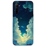 Gramaphone Realme 6 Uyumlu Uzay Desenli Telefon Kılıfı + Ekran Koruyucu - 5868