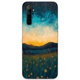 Gramaphone Realme 6 Uyumlu Uzay Desenli Telefon Kılıfı + Ekran Koruyucu - 5871