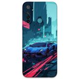 Gramaphone Realme 6i ile Uyumlu Araba Desenli Telefon Kılıfı + Ekran Koruyucu - 5763