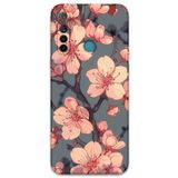 Gramaphone Realme 6i ile Uyumlu Çiçek Desenli Telefon Kılıfı + Ekran Koruyucu - 5801