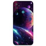 Gramaphone Realme 6i ile Uyumlu Uzay Desenli Telefon Kılıfı + Ekran Koruyucu - 5862