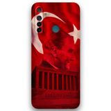 Gramaphone Realme 6İ Uyumlu Atatürk Desenli Telefon Kılıfı + Ekran Koruyucu - 5848