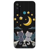 Gramaphone Realme 6İ Uyumlu Kedi Desenli Telefon Kılıfı + Ekran Koruyucu - 5809