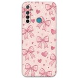 Gramaphone Realme 6İ Uyumlu Kurdele Desenli Telefon Kılıfı + Ekran Koruyucu - 5802