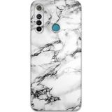 Gramaphone Realme 6İ Uyumlu Mermer Desenli Telefon Kılıfı + Ekran Koruyucu - 5817