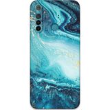 Gramaphone Realme 6İ Uyumlu Mermer Desenli Telefon Kılıfı + Ekran Koruyucu - 5818