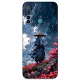 Gramaphone Realme 6İ Uyumlu Samuray Desenli Telefon Kılıfı + Ekran Koruyucu - 5825