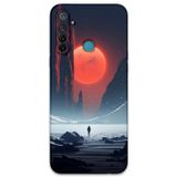 Gramaphone Realme 6İ Uyumlu Uzay Desenli Telefon Kılıfı + Ekran Koruyucu - 5861