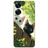 Gramaphone Realme C55 ile Uyumlu Kedi Desenli Telefon Kılıfı + Ekran Koruyucu - 5785
