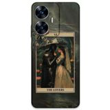 Gramaphone Realme C55 ile Uyumlu Retro Desenli Telefon Kılıfı + Ekran Koruyucu - 5846