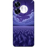 Gramaphone Realme C55 Uyumlu Çiçek Desenli Telefon Kılıfı + Ekran Koruyucu - 5797