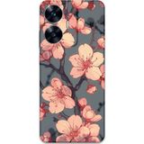 Gramaphone Realme C55 Uyumlu Çiçek Desenli Telefon Kılıfı + Ekran Koruyucu - 5801