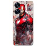 Gramaphone Realme C55 Uyumlu İronman Desenli Telefon Kılıfı + Ekran Koruyucu - 5828