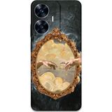 Gramaphone Realme C55 Uyumlu Retro Desenli Telefon Kılıfı + Ekran Koruyucu - 5836
