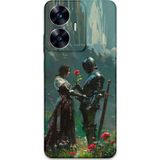 Gramaphone Realme C55 Uyumlu Retro Desenli Telefon Kılıfı + Ekran Koruyucu - 5839