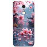 Gramaphone Redmi 5 Plus Uyumlu Çiçek Desenli Telefon Kılıfı + Ekran Koruyucu - 5794
