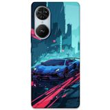 Gramaphone Reeder S19 Max Pro S Edge ile Uyumlu Araba Desenli Telefon Kılıfı + Ekran Koruyucu - 5763