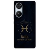 Gramaphone Reeder S19 Max Pro S Edge ile Uyumlu Balık Burcu Desenli Telefon Kılıfı + Ekran Koruyucu - 5779