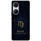 Gramaphone Reeder S19 Max Pro S Edge ile Uyumlu Başak Burcu Desenli Telefon Kılıfı + Ekran Koruyucu - 5773