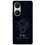 Gramaphone Reeder S19 Max Pro S Edge ile Uyumlu Boğa Burcu Desenli Telefon Kılıfı + Ekran Koruyucu - 5769