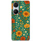 Gramaphone Reeder S19 Max Pro S Edge ile Uyumlu Çiçek Desenli Telefon Kılıfı + Ekran Koruyucu - 5786