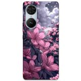 Gramaphone Reeder S19 Max Pro S Edge ile Uyumlu Çiçek Desenli Telefon Kılıfı + Ekran Koruyucu - 5796