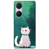 Gramaphone Reeder S19 Max Pro S Edge ile Uyumlu Kedi Desenli Telefon Kılıfı + Ekran Koruyucu - 5781