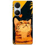 Gramaphone Reeder S19 Max Pro S Edge ile Uyumlu Kedi Desenli Telefon Kılıfı + Ekran Koruyucu - 5783