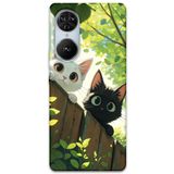 Gramaphone Reeder S19 Max Pro S Edge ile Uyumlu Kedi Desenli Telefon Kılıfı + Ekran Koruyucu - 5785
