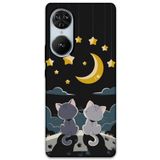 Gramaphone Reeder S19 Max Pro S Edge ile Uyumlu Kedi Desenli Telefon Kılıfı + Ekran Koruyucu - 5809
