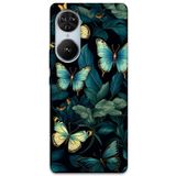 Gramaphone Reeder S19 Max Pro S Edge ile Uyumlu Kelebek Desenli Telefon Kılıfı + Ekran Koruyucu - 5791