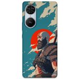 Gramaphone Reeder S19 Max Pro S Edge ile Uyumlu Kratos Desenli Telefon Kılıfı + Ekran Koruyucu - 5824