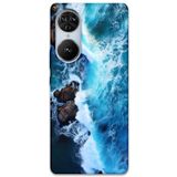 Gramaphone Reeder S19 Max Pro S Edge ile Uyumlu Mermer Desenli Telefon Kılıfı + Ekran Koruyucu - 5810