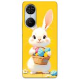 Gramaphone Reeder S19 Max Pro S Edge ile Uyumlu Tavşan Desenli Telefon Kılıfı + Ekran Koruyucu - 5806