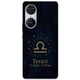 Gramaphone Reeder S19 Max Pro S Edge ile Uyumlu Terazi Burcu Desenli Telefon Kılıfı + Ekran Koruyucu - 5774