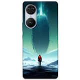 Gramaphone Reeder S19 Max Pro S Edge ile Uyumlu Uzay Desenli Telefon Kılıfı + Ekran Koruyucu - 5864