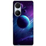 Gramaphone Reeder S19 Max Pro S Edge ile Uyumlu Uzay Desenli Telefon Kılıfı + Ekran Koruyucu - 5866