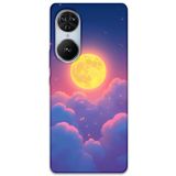 Gramaphone Reeder S19 Max Pro S Edge ile Uyumlu Uzay Desenli Telefon Kılıfı + Ekran Koruyucu - 5869