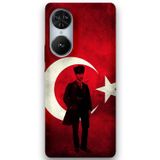 Gramaphone Reeder S19 Max Pro S Edge Uyumlu Atatürk Desenli Telefon Kılıfı + Ekran Koruyucu - 5849