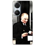 Gramaphone Reeder S19 Max Pro S Edge Uyumlu Atatürk Desenli Telefon Kılıfı + Ekran Koruyucu - 5850