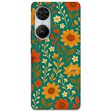 Gramaphone Reeder S19 Max Pro S Edge Uyumlu Çiçek Desenli Telefon Kılıfı + Ekran Koruyucu - 5786