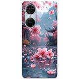 Gramaphone Reeder S19 Max Pro S Edge Uyumlu Çiçek Desenli Telefon Kılıfı + Ekran Koruyucu - 5794